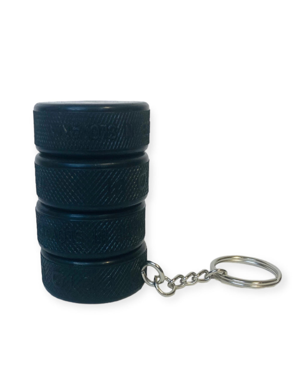 Mini puck key chain